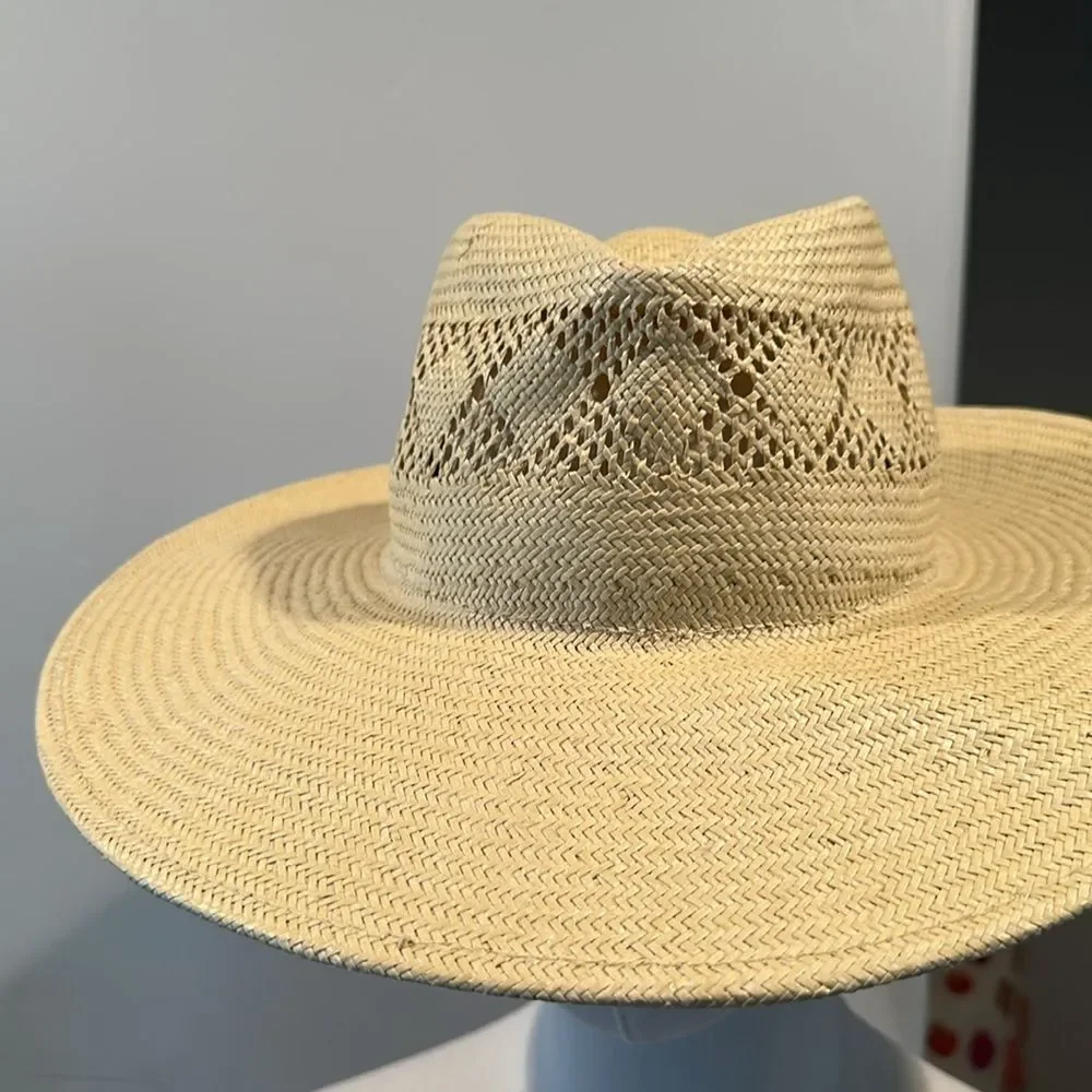 Brixton Joanna IV Tan Straw Hat New!